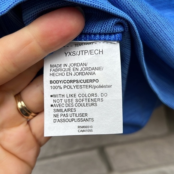 Under Armour Blue Performance Polo Shirt YXS (7) - Picture 8 of 8